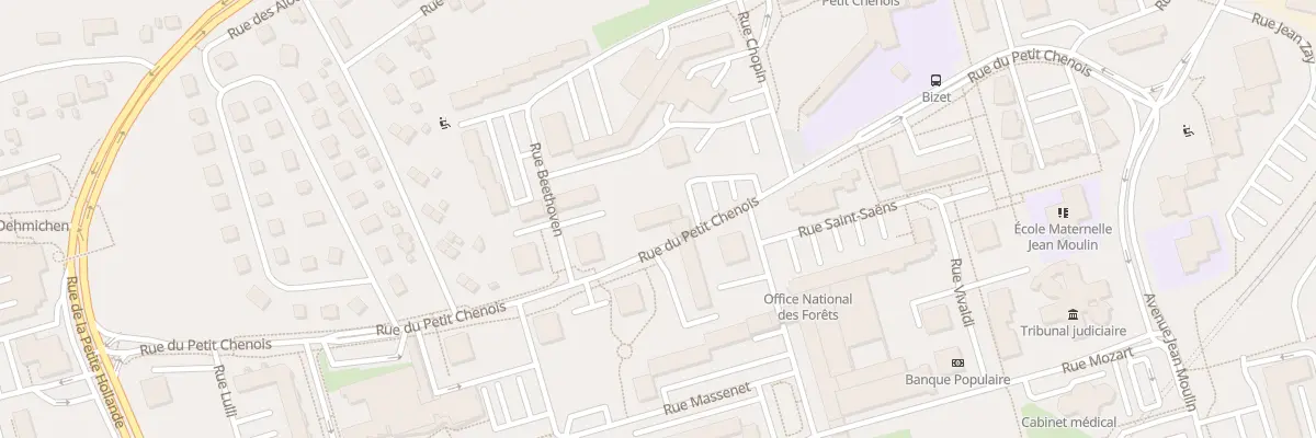 Plan du 19 Rue du Petit Chênois à Montbéliard