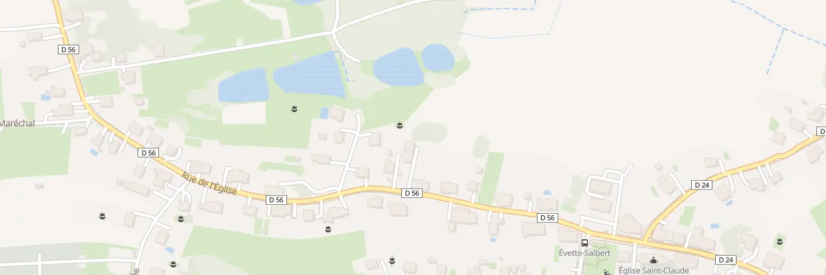 Plan du 20 Rue de l’Eglise à Évette-Salbert
