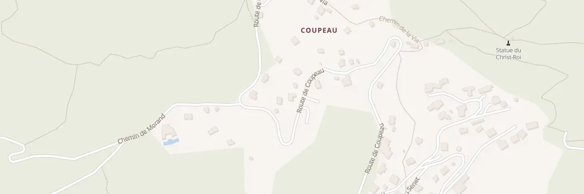 Plan du 2182 Rte de Coupeau aux Houches