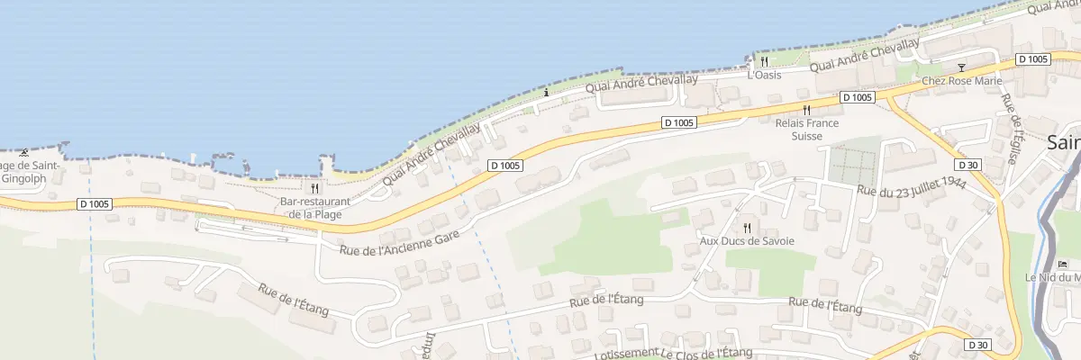 Plan du 5 Imp de l’Ancienne Gare à Saint-Gingolph