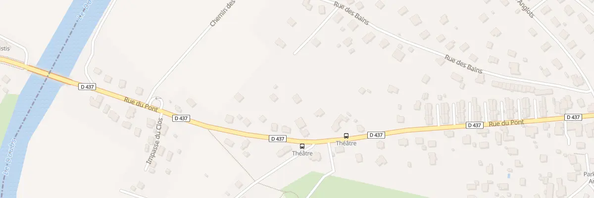 Plan du 116 Rue du Pont à Mandeure