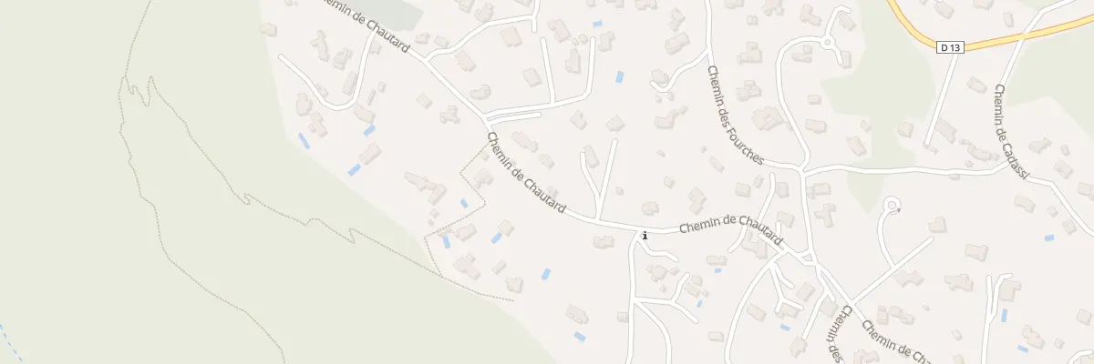 Plan du 313 Che de Chautard à Saint-Cézaire-sur-Siagne