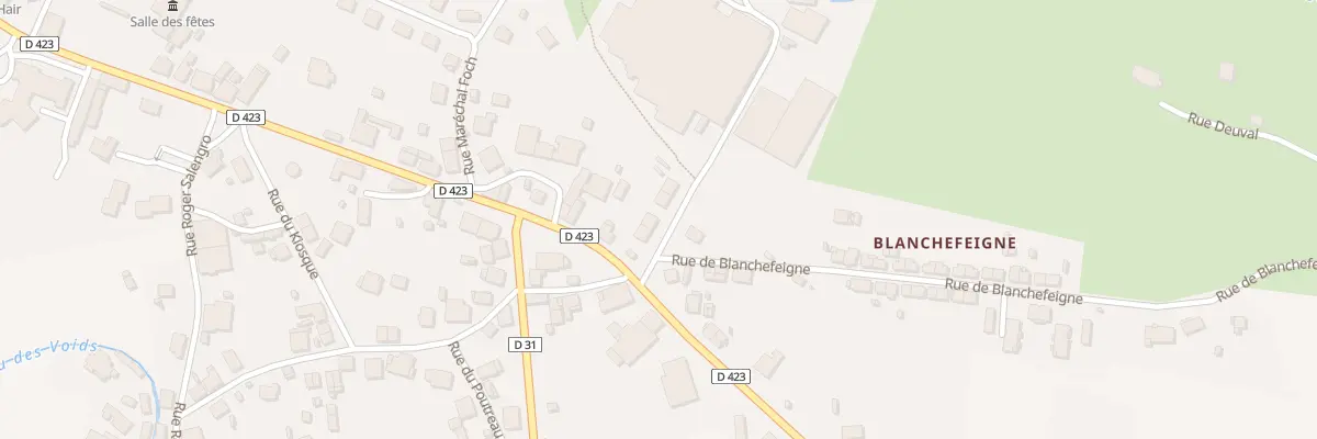 Plan du 1 Rue de Blanchefeigne à Granges-Aumontzey