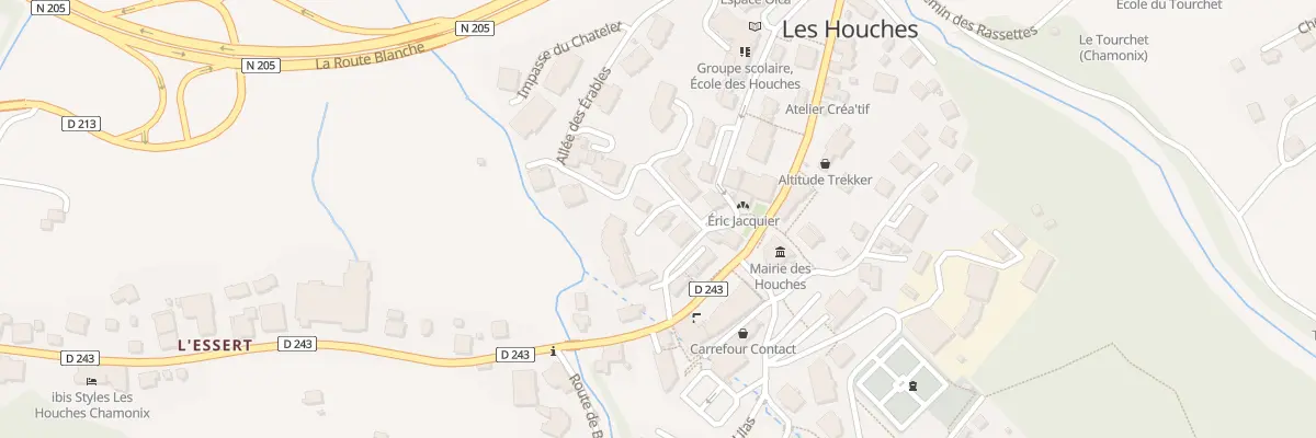 Plan du 27 Rue du Mont Blanc aux Houches