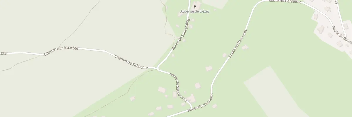 Plan du 13 Rte de Saucéfaing à Liézey