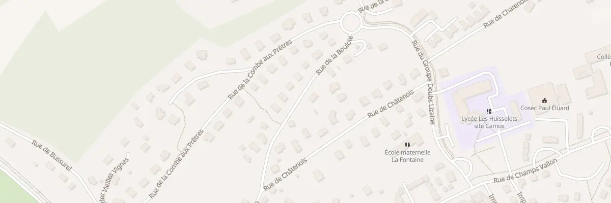 Plan du 10 Rue de la Bouloie à Bethoncourt