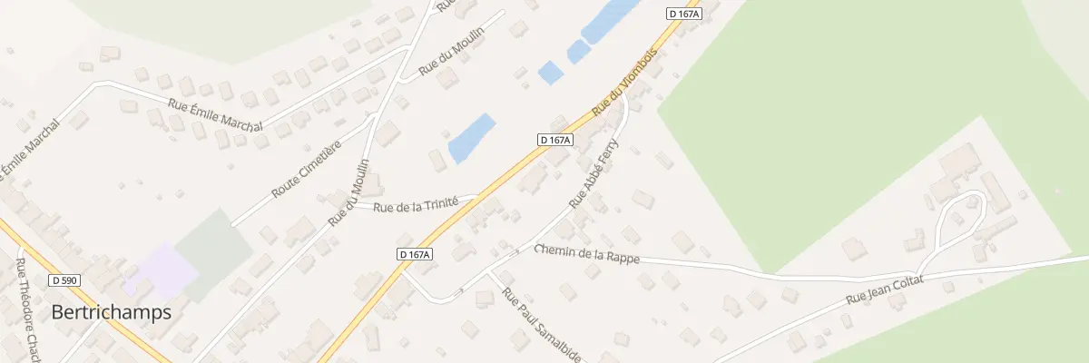 Plan du 22 Rue du Viombois à Bertrichamps