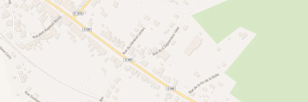 Plan du 3 Rue du Six Septembre 1944 à Bertrichamps
