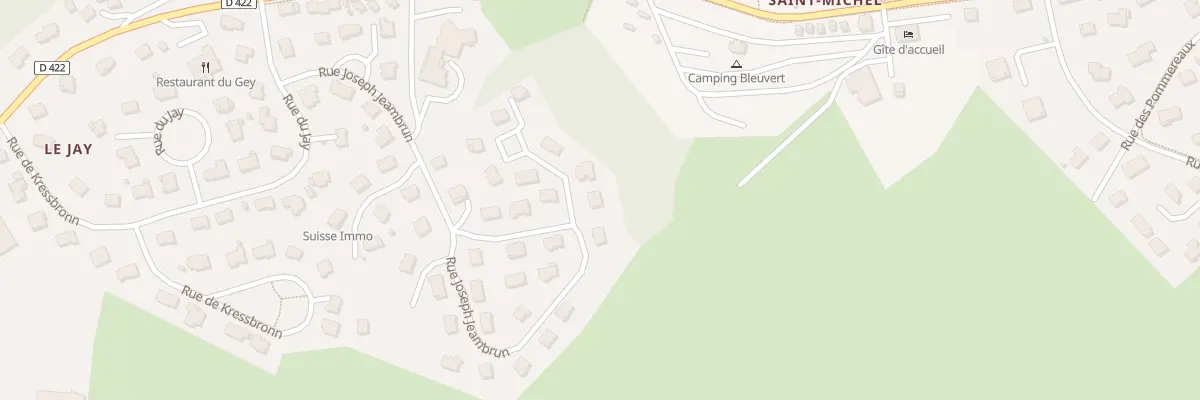 Plan du 23 Rue Joseph Jeambrun à Maîche