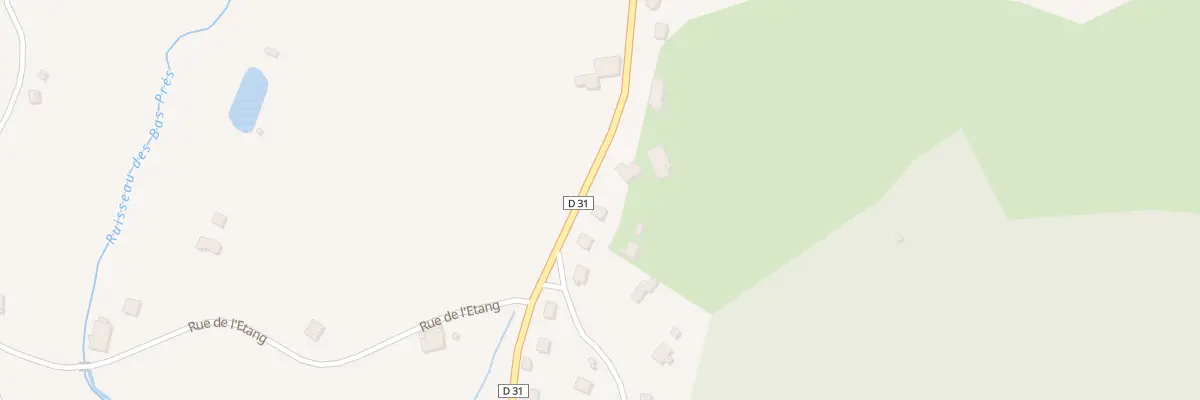 Plan du 801 Rte du Tholy à Granges-Aumontzey