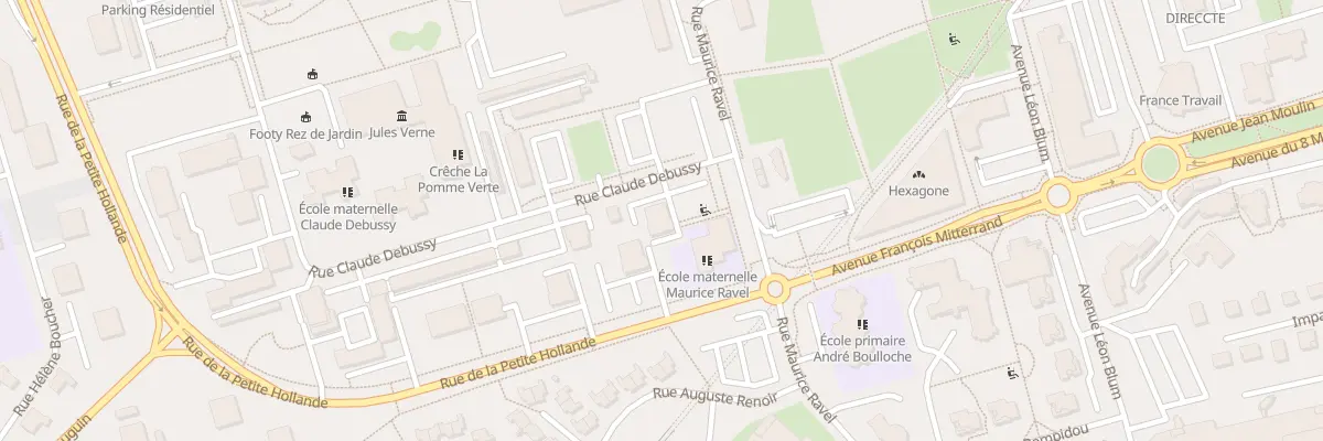 Plan du 56 Rue Claude Debussy à Montbéliard