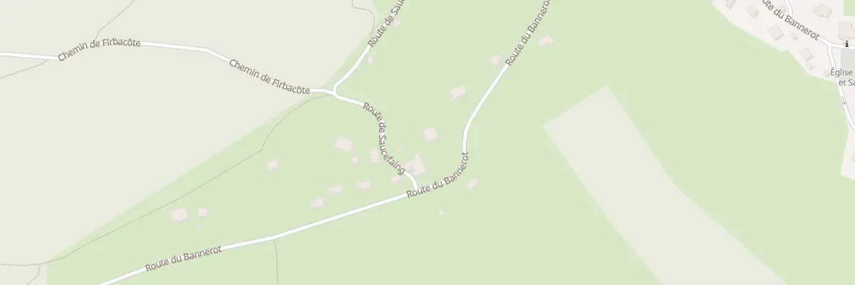 Plan du 14 Rte du Bannerot à Liézey