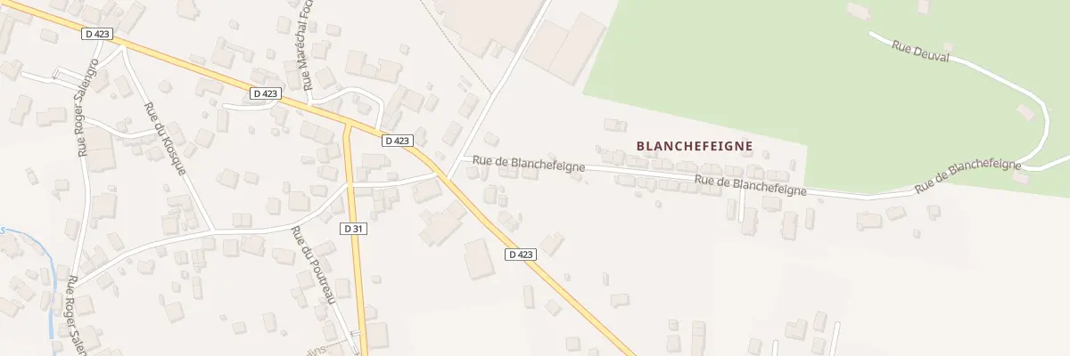 Plan du 6B Rue de Blanchefeigne à Granges-Aumontzey