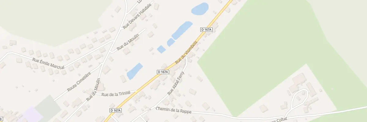 Plan du 36 Rue du Viombois à Bertrichamps