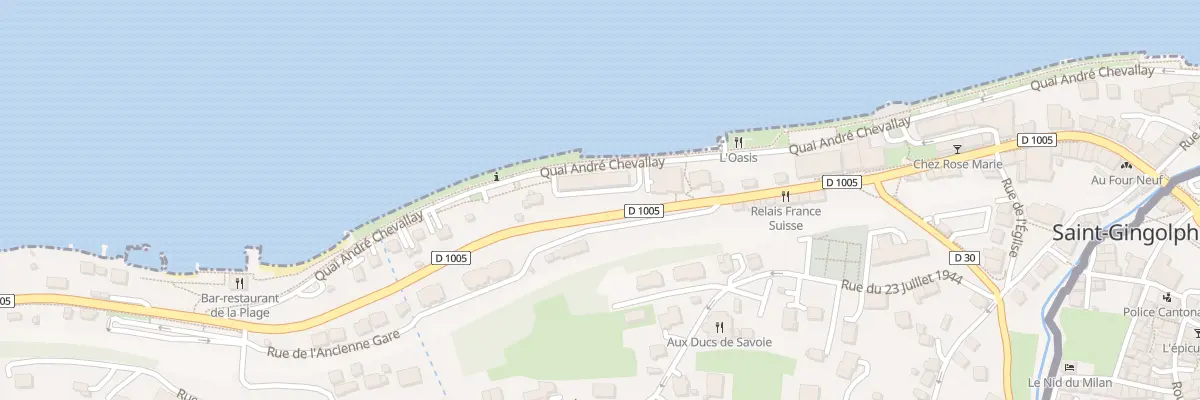 Plan du 12 Quai André Chevallay à Saint-Gingolph