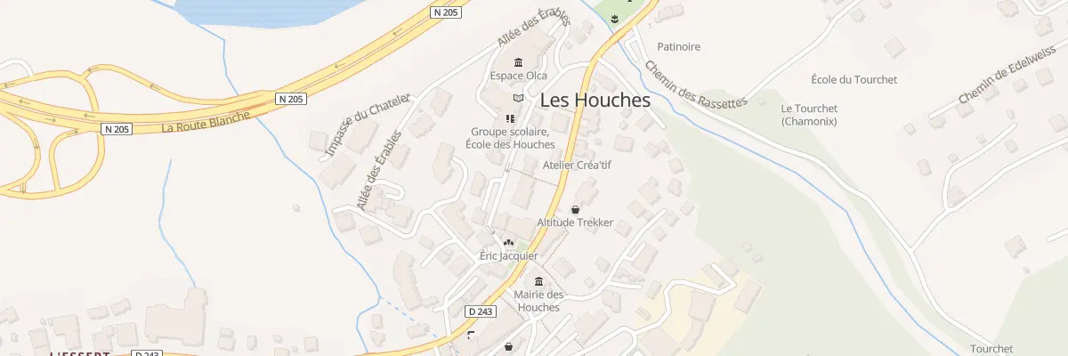Plan du 104 Rue de l’Eglise aux Houches