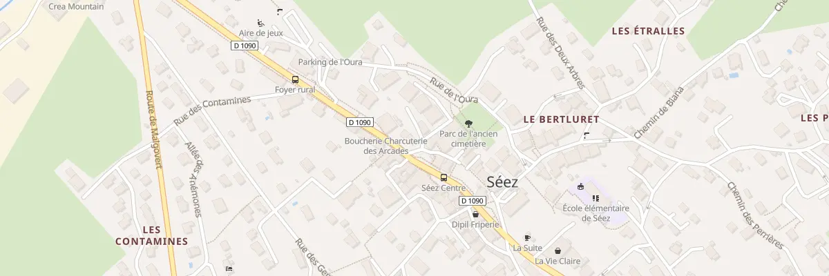 Plan du 19 Rue Célestin Freppaz à Séez