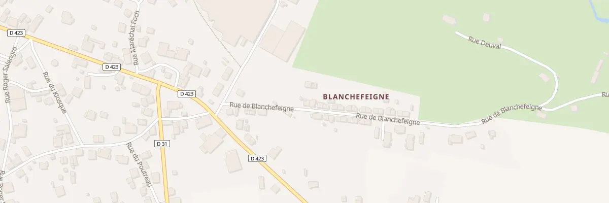 Plan du 9 Rue de Blanchefeigne à Granges-Aumontzey