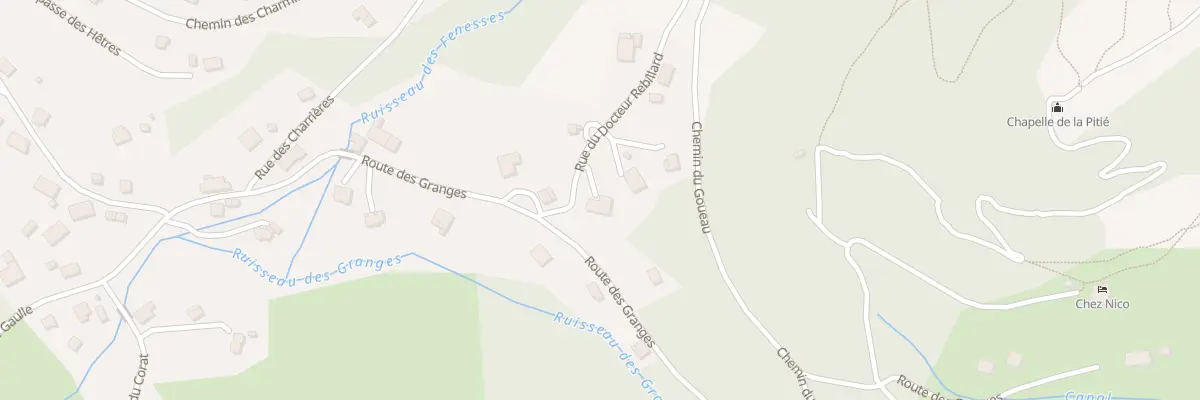 Plan du 15 Rue du Pont Charreau au Ménil
