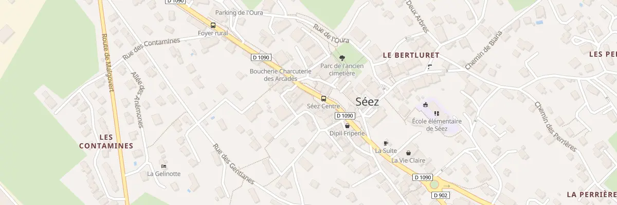 Plan du 36 Rue Célestin Freppaz à Séez