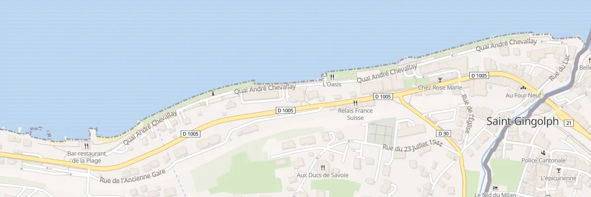 Plan du 52 Rue Nationale à Saint-Gingolph