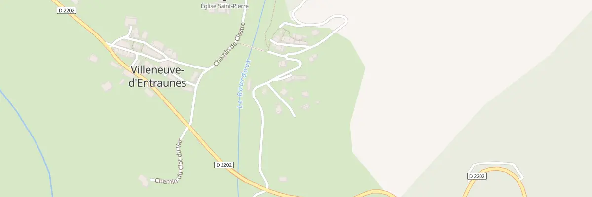 Plan du 5200 Sous le Claous à Villeneuve-d’Entraunes
