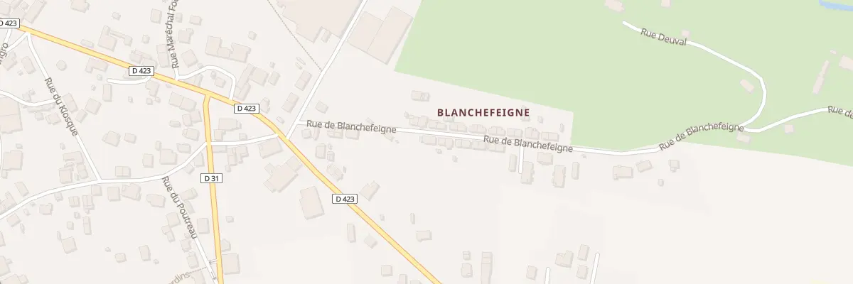 Plan du 10 Rue de Blanchefeigne à Granges-Aumontzey