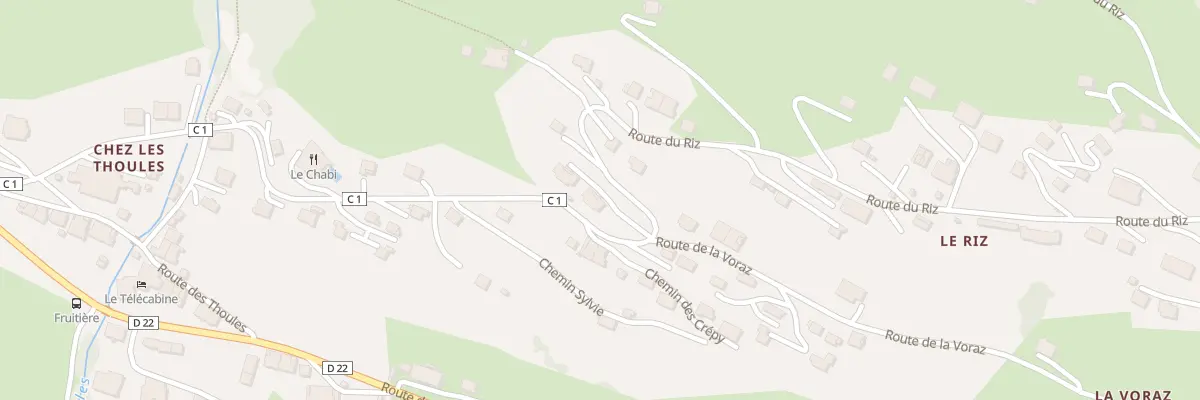Plan du 671 Rte du Rys à La Chapelle-d’Abondance