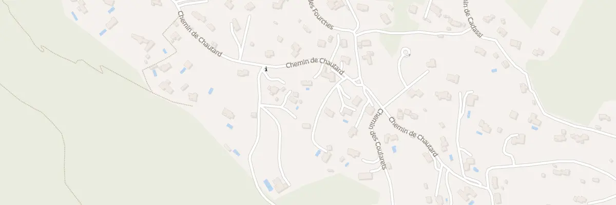Plan du 61 Che de Chautard à Saint-Cézaire-sur-Siagne