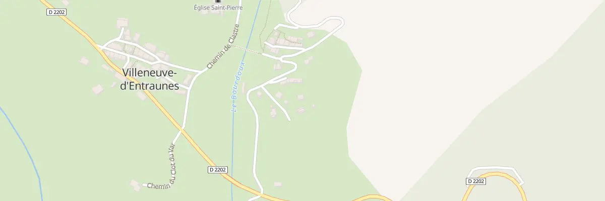 Plan du 5 Che de Guillaumes à Villeneuve-d’Entraunes