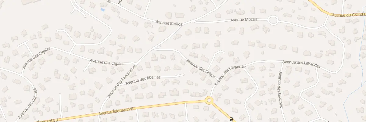 Plan du 100 Av des Grives à Saint-Raphaël