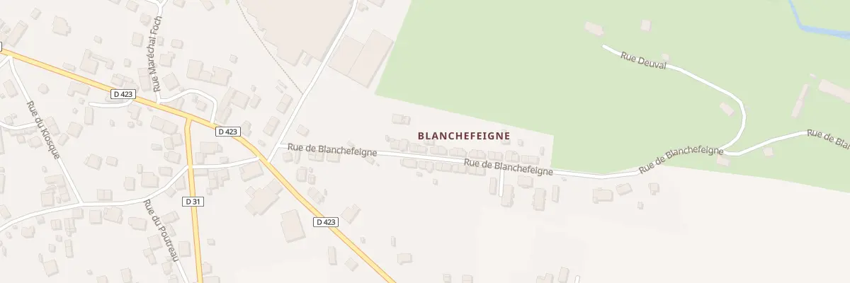 Plan du 13B Rue de Blanchefeigne à Granges-Aumontzey