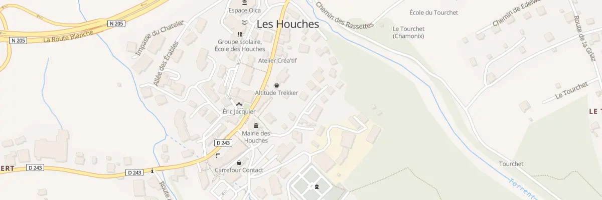 Plan du 101 Che du Closet aux Houches