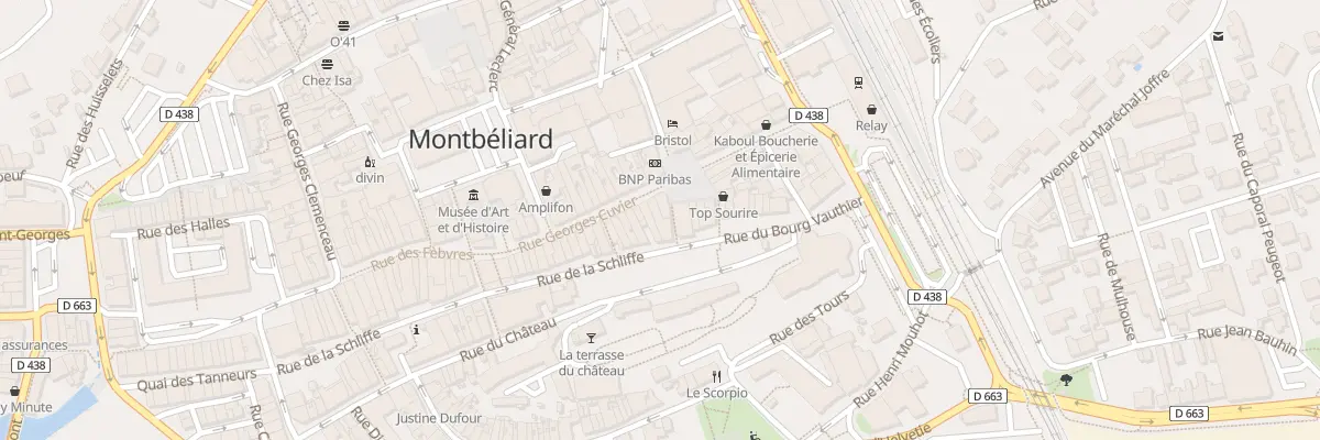 Plan du 79 Rue de la Schliffe à Montbéliard