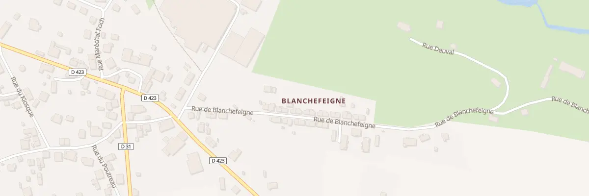 Plan du 15 Rue de Blanchefeigne à Granges-Aumontzey