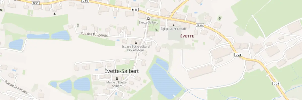 Plan du 7 Rue des 5 Freres Jardot à Évette-Salbert
