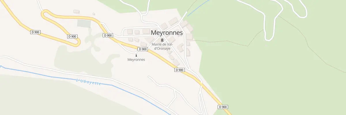 Plan du 9 Rte de la Madeleine à Val d’Oronaye