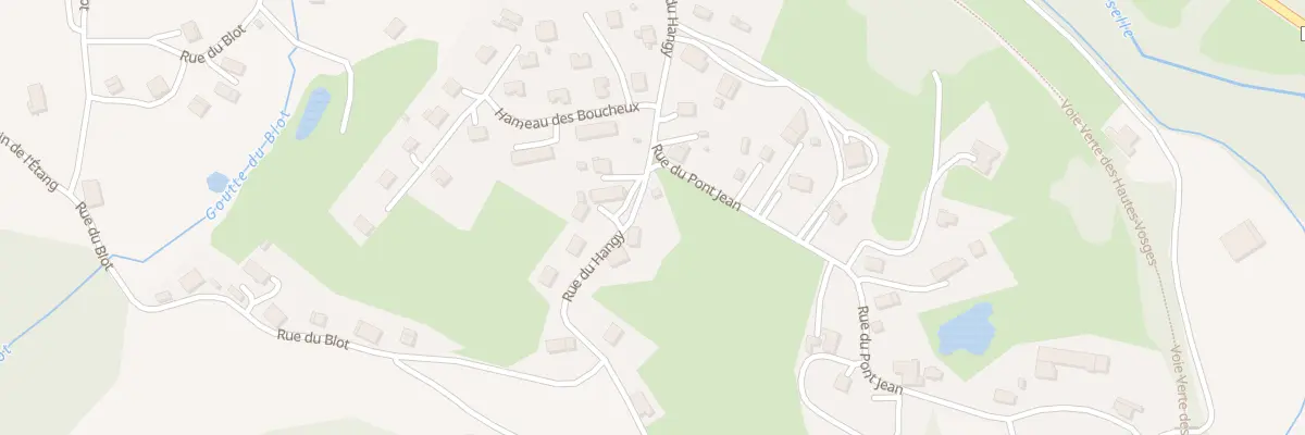 Plan du 14 Rue du Hangy à Fresse-sur-Moselle