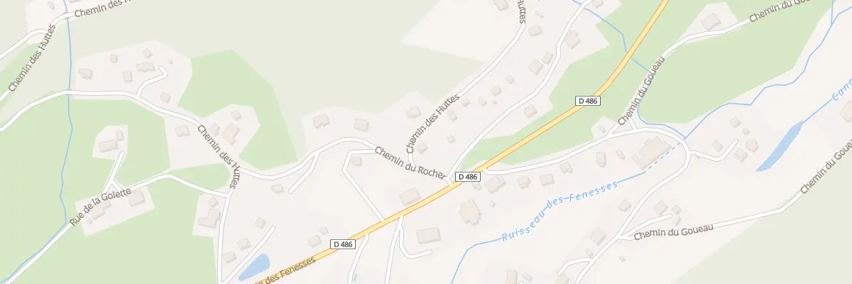 Plan du 9 Che des Huttes au Ménil