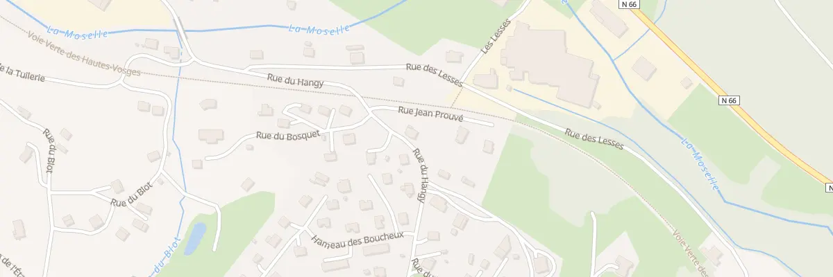 Plan du 3 Rue du Hangy à Fresse-sur-Moselle