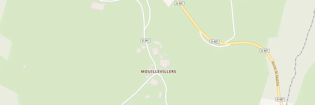 Plan du 5335 Mouillevillers à Fleurey