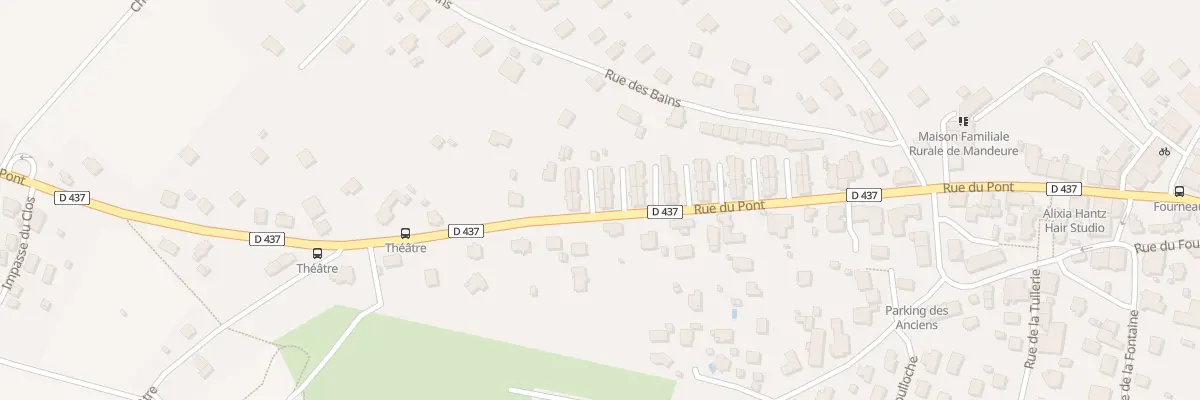 Plan du 84 Rue du Pont à Mandeure