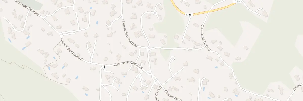 Plan du 395 Che des Fourches à Saint-Cézaire-sur-Siagne