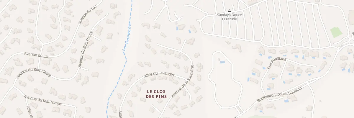 Plan du 387 Av de la Santoline à Saint-Raphaël
