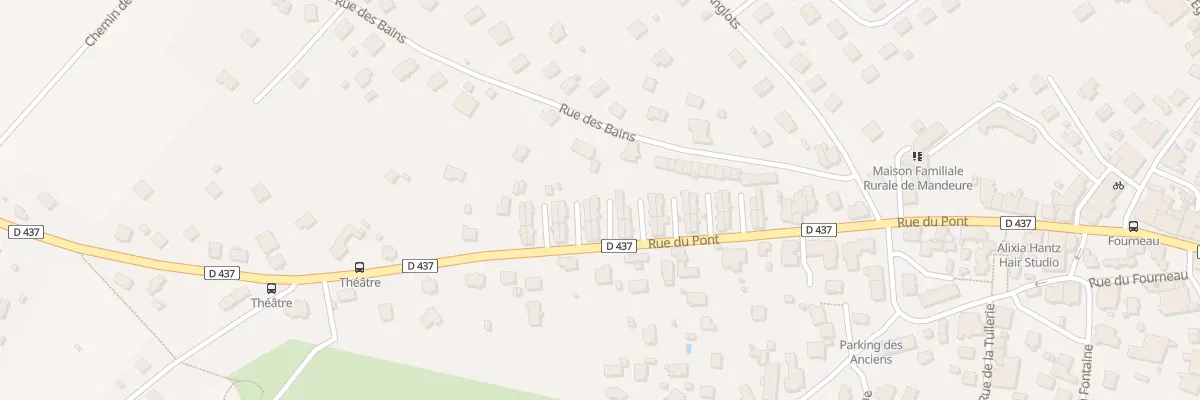 Plan du 74 Rue du Pont à Mandeure