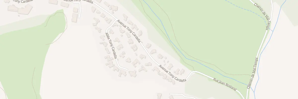 Plan du 232 Av Tony Cardella à Saint-Raphaël