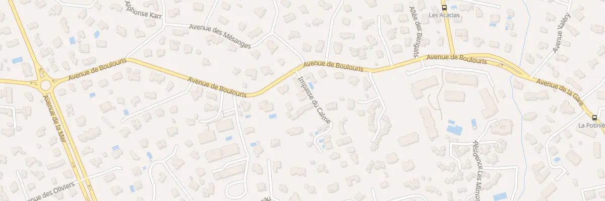 Plan du 440 Av de Boulouris à Saint-Raphaël