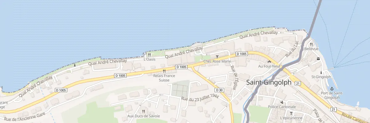 Plan du 42 Rue Nationale à Saint-Gingolph