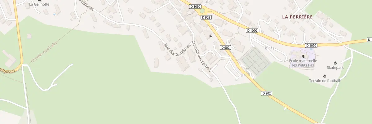 Plan du 26 Rue des Gentianes à Séez