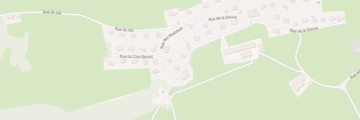 Plan du 16 Rue des Mialettes aux Bréseux